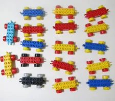 Lego Duplo Car Vehicle Train Bases 2 x 6 Replacement Parts Pieces lot of 17