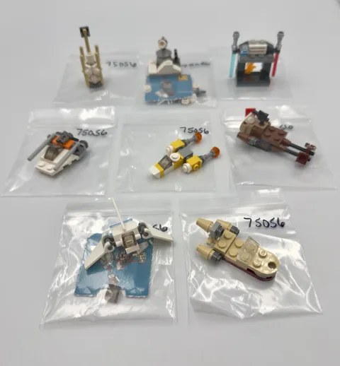 LEGO Star Wars 75056 Advent Calendar Microbuilds Lot of 8 *no Minifigs