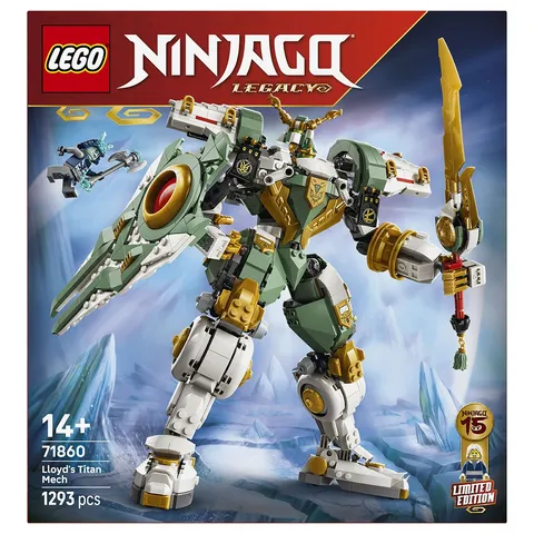 LEGO Ninjago 71860 Lloyd's Titan Mech 15th Anniversary Age 14+ 1293pcs