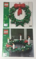 Lego 40426 Christmas Wreath 2-in-1 Instruction Manual Book Only - No Bricks