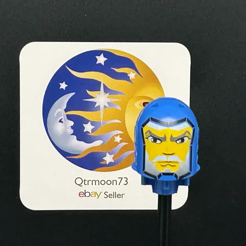 LEGO Brand KNIGHTS KINGDOM Large Figure HEAD Part ~bb0153pb06~ KING MATHIAS x1