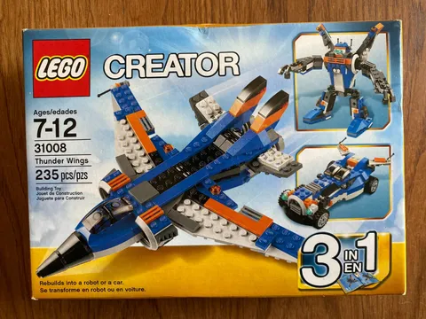 LEGO Creator 3 in 1 Thunder Wings Set 31008 Brand New Sealed