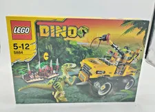 LEGO 5884 Raptor Chase MISB NEW Dino Dinosaur Vintage EOL RARE T-Rex Jurassic