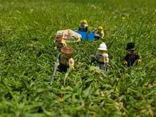 Vintage Lego Johnny Thunder Minifigure Bundle With  Accessories