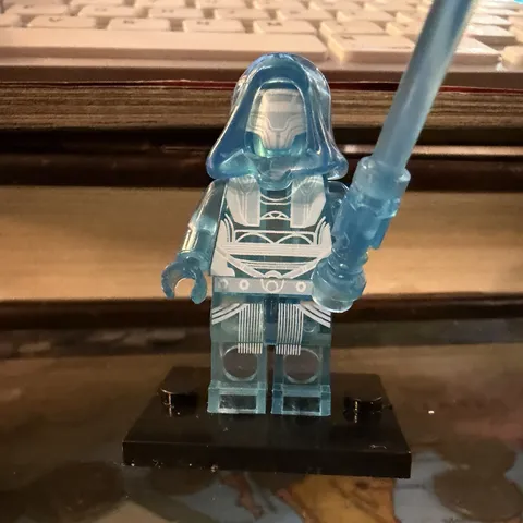 Star Wars Translucent Hologram Darth Revan Custom Lego Minifigure