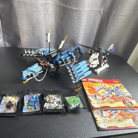 LEGO NINJAGO 2521 Lightning Dragon Battle COMPLETE Set w/ Instructions