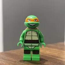 Lego TMNT Michelangelo Minifigure TNT012 from Set 79100 Kraang Lab Escape