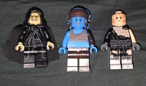 Qty 3 Lego Star Wars Minifigures Aayla Secura Anakin Skywalker Emperor Palpatine