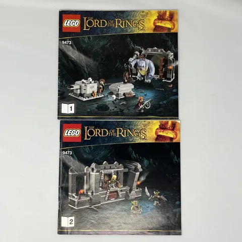 9473 Instruction Manuals Only, LEGO Lord of the Rings: Mines of Moria, No Bricks
