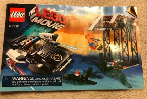 LEG0 Instructions ONLY NO Bricks LEGO Movie 70802