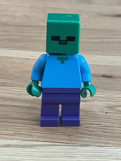 Lego Mini Minifigure Min010 Zombie Minecraft 
