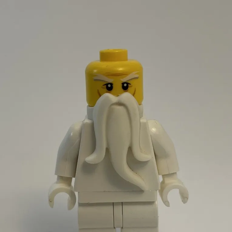 Lego Ninjago Sensei Wu Minifigure Head And Beard Only Ninja Master