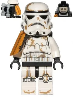 LEGO® Minifigure Star Wars sw0364 Sandtrooper Orange Pauldron Survival Backpack
