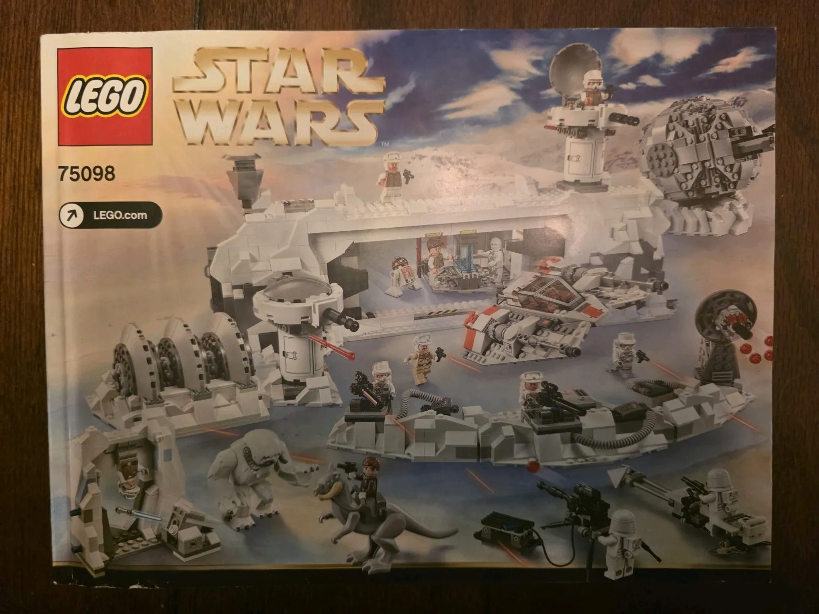 Lego Star Wars 75098 Instruction Manual Only Battle of Hoth