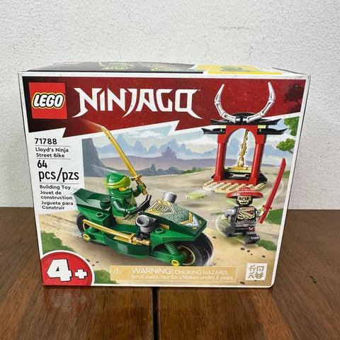 Lego Ninjago: 64 PC LLOYD'S NINJA STREET BIKE NEW SEALED 71788