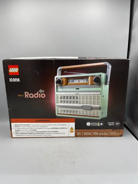 LEGO Icons Retro Radio 10334 (READ) Incomplete