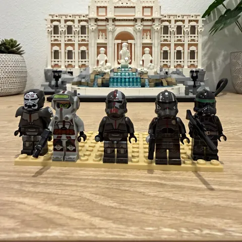 LEGO Star Wars Bad Batch Minifigure Lot Complete 75314 Hunter Tech Echo Wrecker
