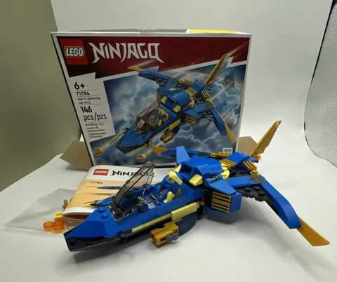 LEGO Ninjago Jay's Lightning Jet EVO 71784 Building Set-pre-build once