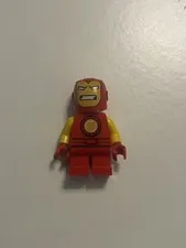LEGO Iron Man Minifigure w/ Helmet, Head, Torso & Legs, Plastic, 5+