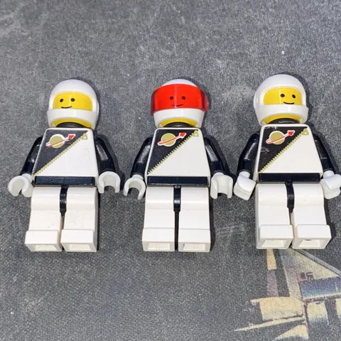 LEGO Minifigure : Space Astronaut : Futuon Space Police (Lot of 3) sp036