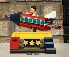 LEGO Ideas: Space Rocket Ride (40335) Used Retired Set With Minifigure