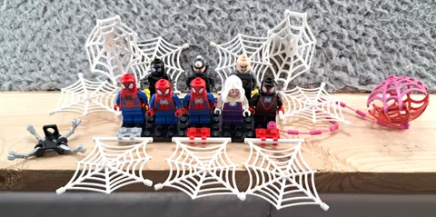 LEGO Spider-Man Team Spideys Mobile Headquarters Minifigure Lot + EXTRAS 10791 