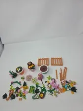 Lego Botanical Massive Lot Play Set Flower Pot Plants Fence Etc.