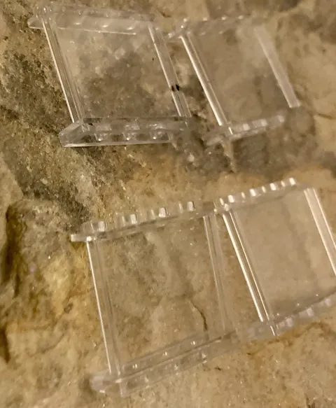 LEGO transparent 1 x 6 x 5 53349 Windows. 4 Total