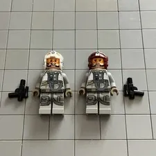 LEGO Star Wars Sandspeeder Gunner and Pilot Minifigure 75204 LOT OF 2 E8 53