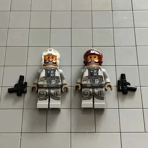 LEGO Star Wars Sandspeeder Gunner and Pilot Minifigure 75204 LOT OF 2 E8 53
