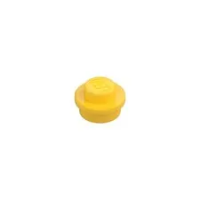 LEGO 50x Yellow Plate, Round 1 x 1 inv.637