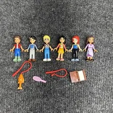 Lego Friends Minifig Lot Of 6 Girl & Boy Minifigure Doll Lot With Accessories