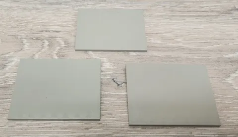 Lego 4515 Old Light Gray Slope 10 6 x 8 Roof Shingle Ramp Piece Part Lot Of 3
