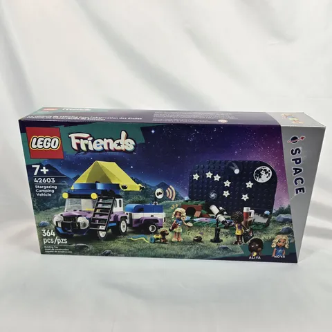 LEGO Friends 42603 SPACE Stargazing Camping Vehicle Set BRAND NEW SEALED 364pcs