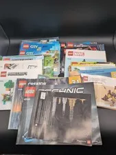 LEGO Instruction Manual Lot, Marvel, Minecraft, Technic, Creator