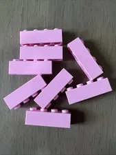 Lego 3010 Bright Pink Brick 1x4 - 8 Pieces