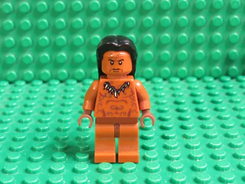 LEGO Ugha Warrior Indiana Jones minifigure 7627 Temple Crystal Skull GW27