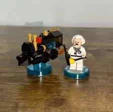 LEGO Dimensions Back to the Future Doc Brown 71230  Mini-Fig & Train