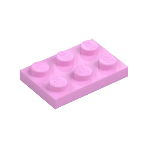 LEGO 50x Bright Pink Plate 2 x 3 inv.603