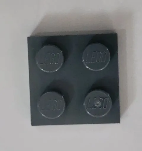 LEGO Dark Bluish Gray Plate 2 x 2 3022