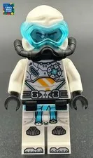 LEGO® Ninjago Zane Minifigure with Scuba Gear Seabound Ninja 71756 71754 njo699