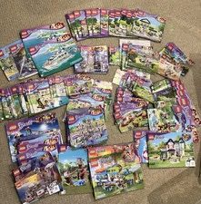LEGO Friends INSTRUCTIONS MANUALS ONLY Lot of 133 NO LEGO PIECES See Photo