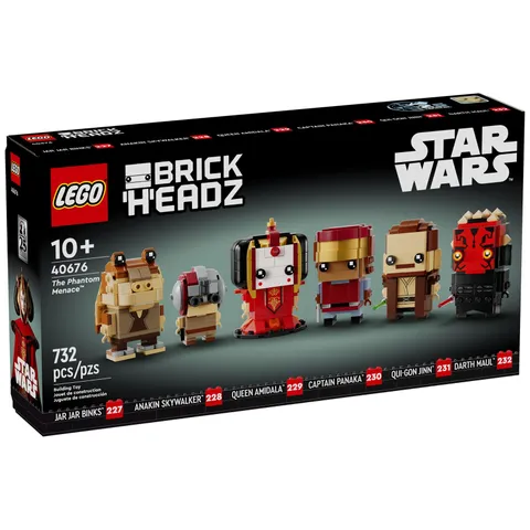 LEGO Star Wars BrickHeadz The Phantom Menace 40676 Darth Maul New Sealed Retired
