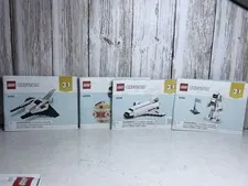 LEGO Instruction Manuals Lot 12 Marvel NASA Star Wars Jurassic World No Bricks