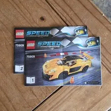 Lego Speed Champions 75909 McLaren Manual Booklets (2)