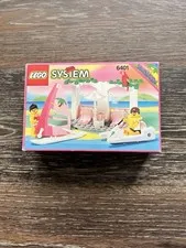 LEGO Town Paradisa Seaside Cabana #6401 w Instructions - (Vintage)