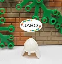 ( S12 / 10 / 9 ) LEGO 3844 Headgear Helmet Castle Neck Protector White