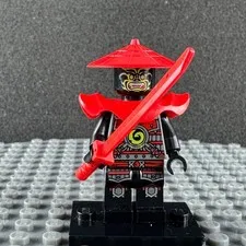Retired LEGOÂ® Ninjago Stone Army Swordsman Warrior Red Face Minifigure NJO0081