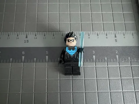 LEGO Batman Blue Nightwing Minifigure From Set 30606 Incomplete Rare 