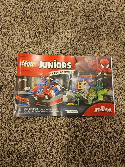 LEGO Juniors: Spider-Man vs. Scorpion Street Showdown 10754 Retired MANUAL ONLY